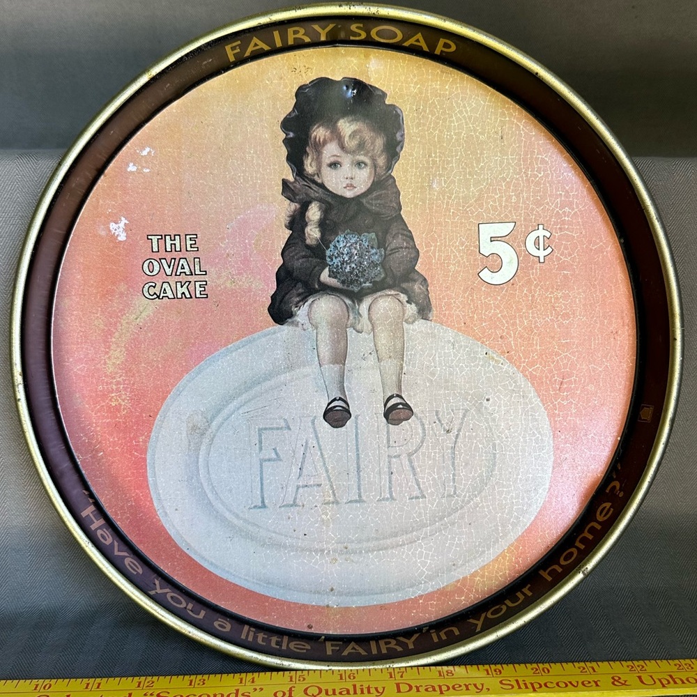 Fairy Soap Bar Tray Vintage